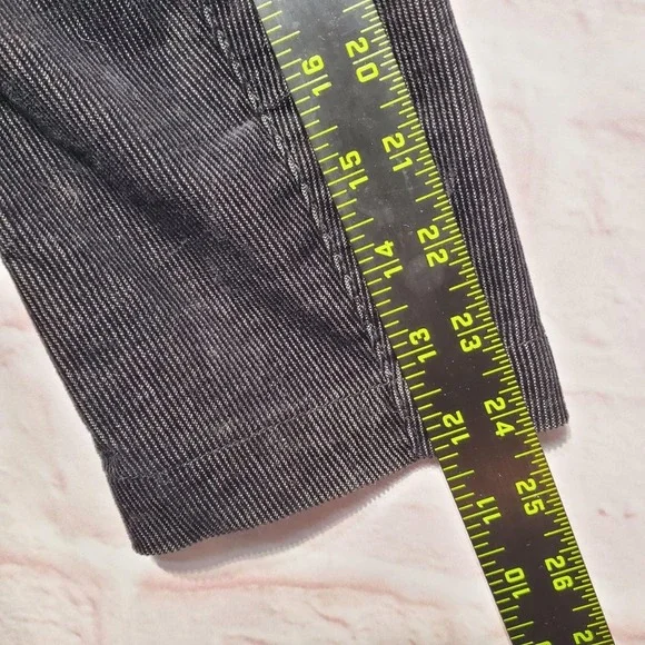 Michael‎ Michael Kors Jacket Womens Large Gray Belted Double Breasted Corduroy - Picture 11 of 12